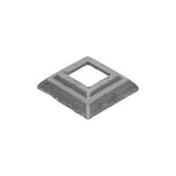 Krytka 62x62x16mm s otvorom 26x26mm, odliatok Krytka 62x62x16mm s otvorom 26x26mm, odliatok